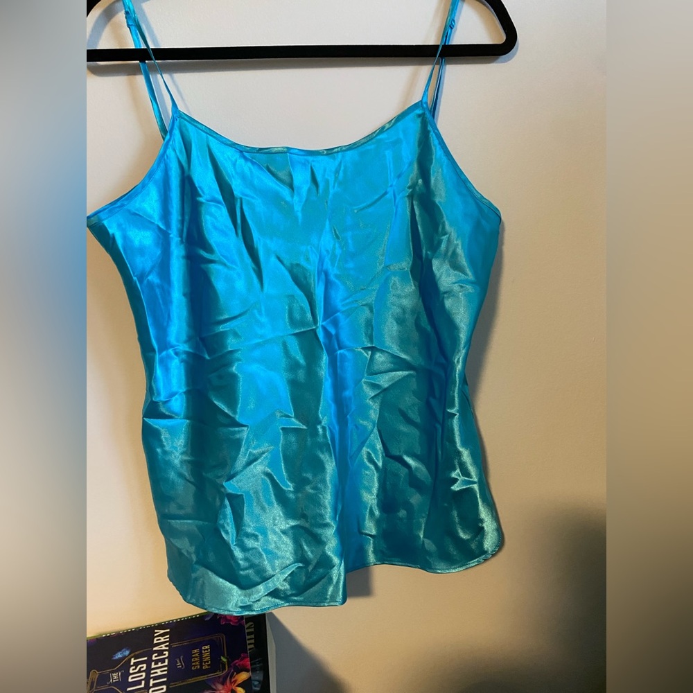 Blue vintage women’s tank top